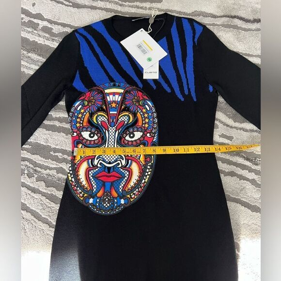 Custo Barcelona Wool Long Sleeve Mini Dress - Picture 11 of 14